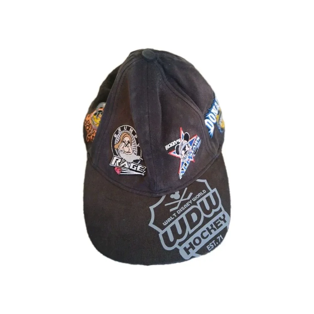 Walt Disney world hockey baseball hat cap nhl wdw rage mickey pluto donald